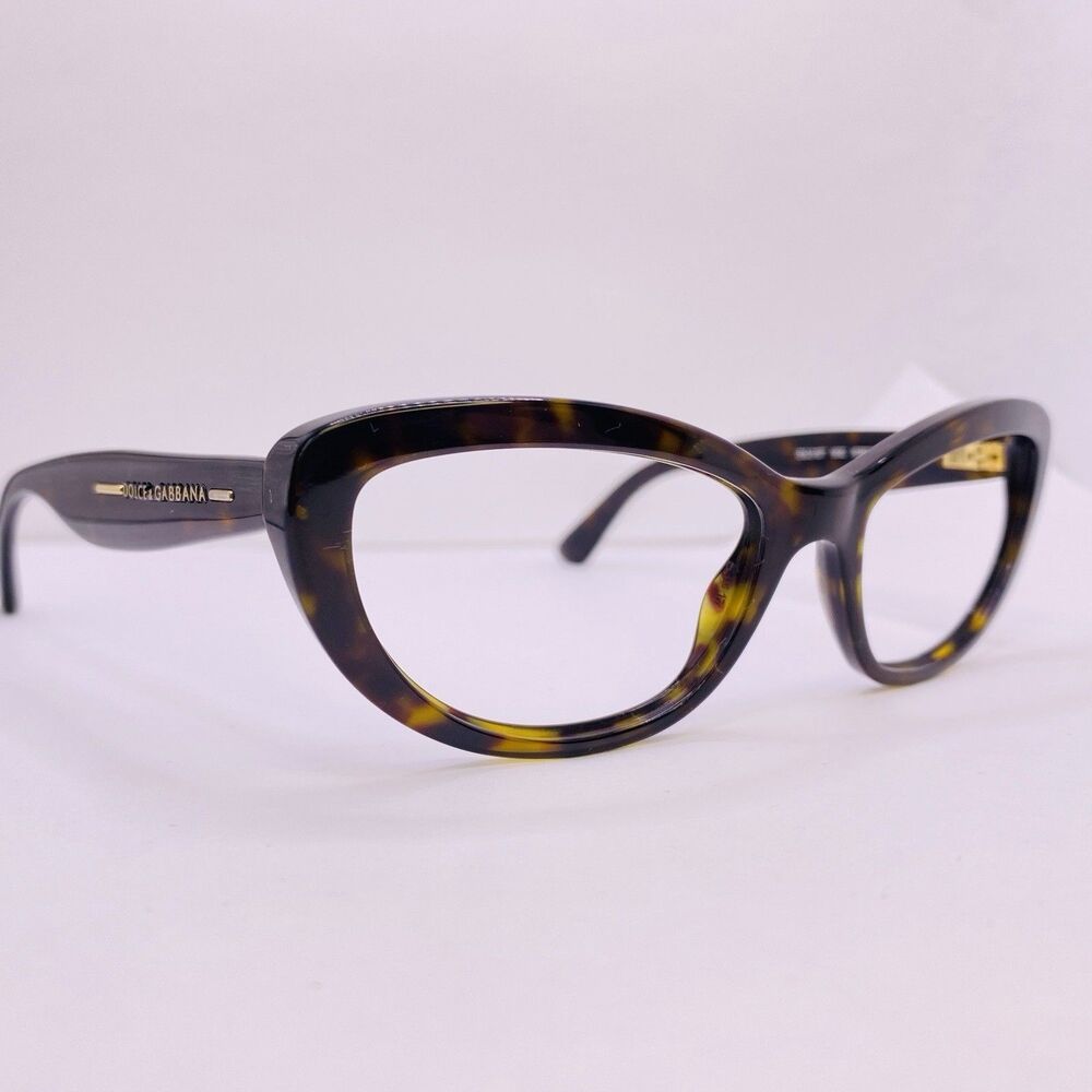 Dolce & Gabbana Eyeglasses Authentic Frames DG 3127 502 53-17-135 Tortoise Gold